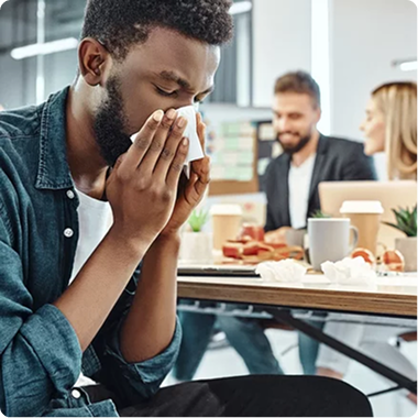 Going to work with a cold?